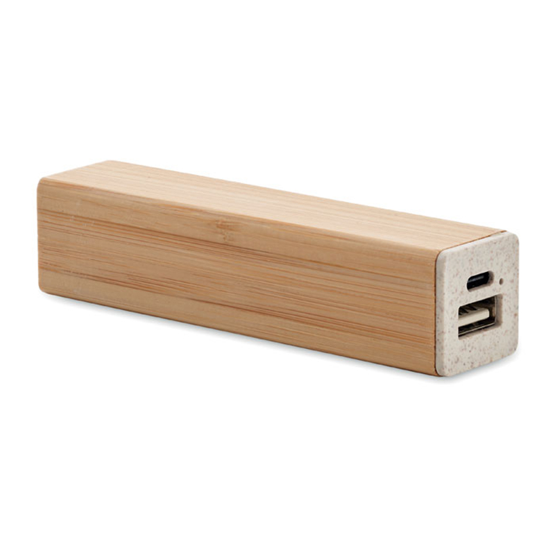 Powerbank avec boîtier en bambou - image 5